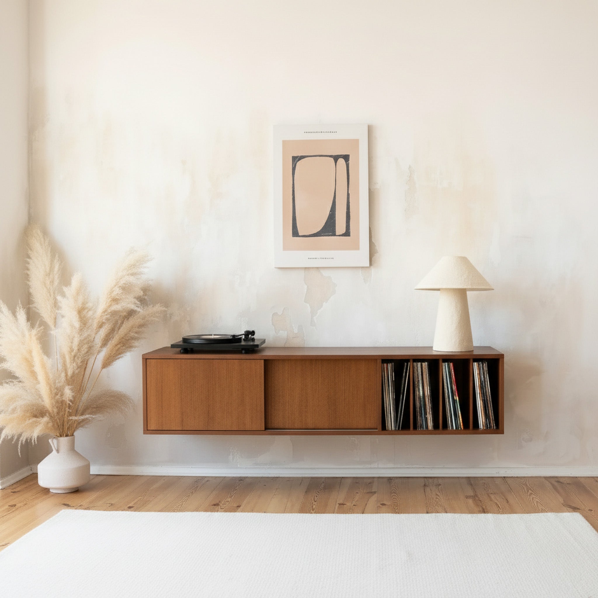 Wall-mounted sideboard LOTV VINYL SLIDE