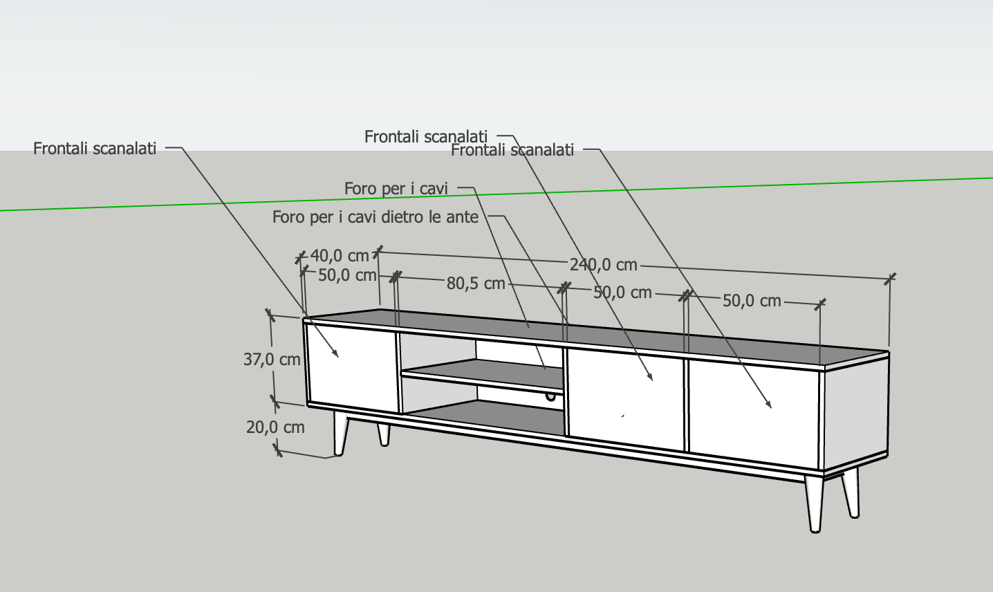 Credenza LOTV VINYL L - CUSTOM5