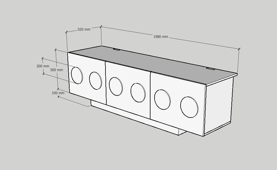 Credenza KOLMA - CUSTOM #1