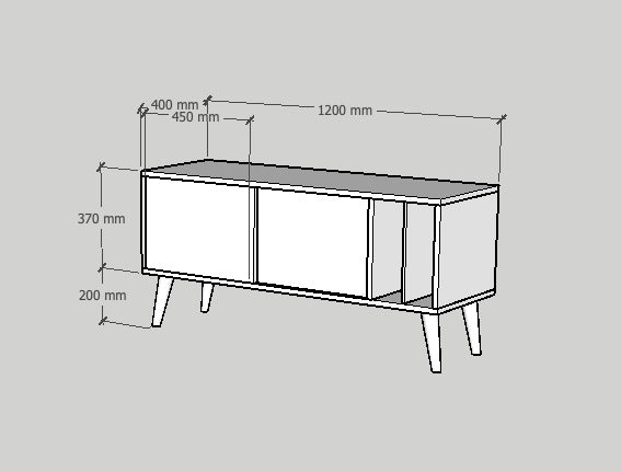 Credenza LOTV VINYL SLIDE - CUSTOM #9