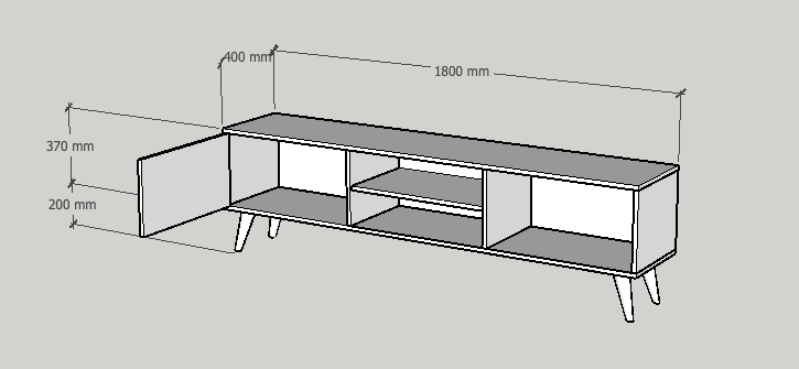 Credenza LOTV VINYL L - CUSTOM #15