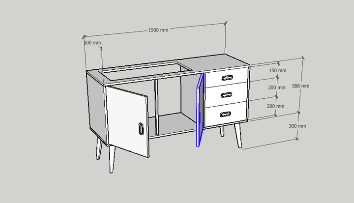 Credenza RIDO  - CUSTOM #6