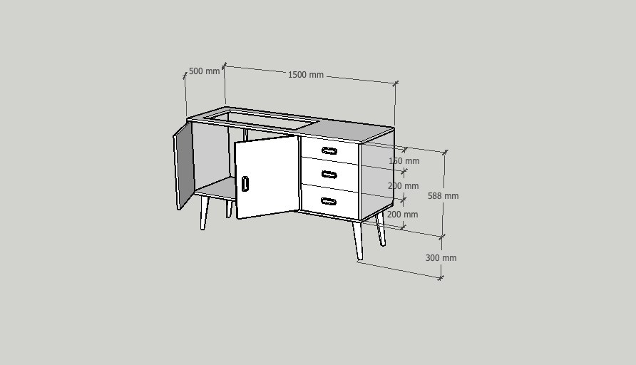 Credenza RIDO  - CUSTOM #6