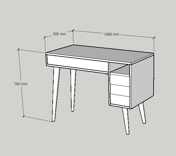 Scrivania 1960 - CUSTOM