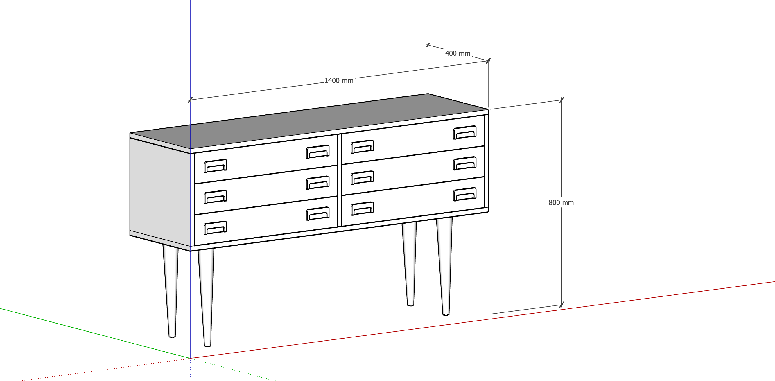 Cassettiera CERN - CUSTOM