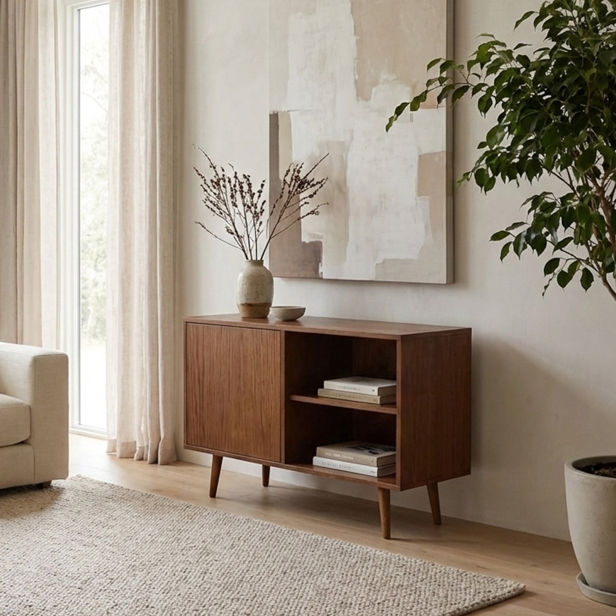 Credenza TV MINI BROWN HIGH